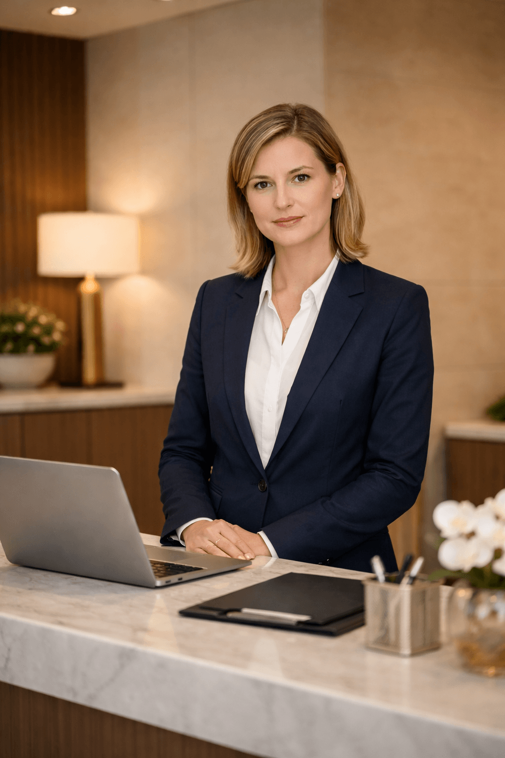 uniformes corporativos hoteles recepcion